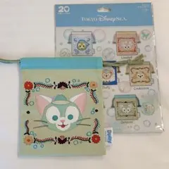 ジェラトーニ　巾着　ハートフェルトレターズオブフレンドシップ　きんちゃく