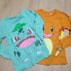 フシギダネ・リザードン長袖Tシャツ2枚セットのサムネイル