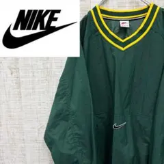 JC114《90s》ナイキ　プルオーバー　センタースウッシュ 刺繡ロゴ　白タグ