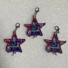 ファジアーノ岡山　勝利時限定　ヴィクトリースター　3個　　キーチャーム