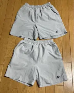 ヨネックス YONEX ハーフパンツ ライトグレー