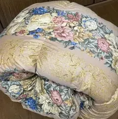 日本製　高級羽毛布団　ダワン93% フェザー7% 詰物1.4キロ　綿100%