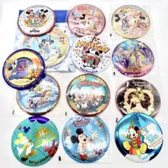 Disney 缶バッジ　ANNIVERSARY 13個