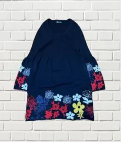 花柄チュニック