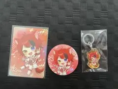 すとぷり 莉犬くん オーロラチャーム 缶バッジ カード