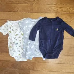 ロンパース3枚セット 3-6ヶ月 男の子