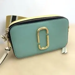マークジェイコブス スナップショット ショルダーバッグ ミントカラー