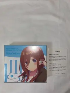 値下げ不可☆五等分の花嫁∬ 中野三玖モデルワイヤレスイヤホン シュリンク付未開封