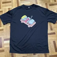 MANFINITY 寿司プリント　Tシャツ ブラック サイズM