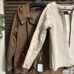 未使用タグ付きgreen label relaxing モッズコート