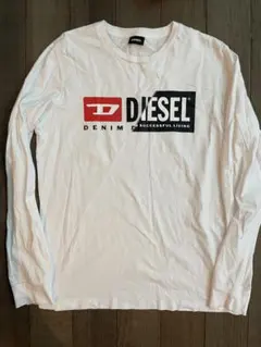 DIESEL ホワイト 長袖カットソー