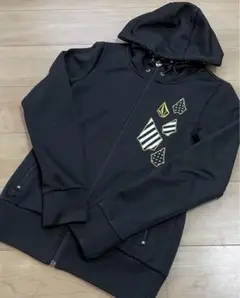 volcom ボルコム　パーカー　ロゴ刺繍　レディース　S