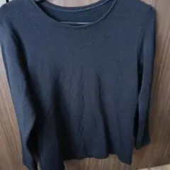 UNIQLO ユニクロ　超極暖　ヒートテッククルーネックT　ブラック　黒