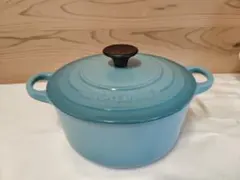 ル・クルーゼ　Le　Creuset ココット・ロンド　カリビアンブルー　18cmのサムネイル