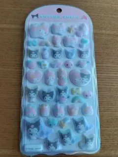 マイメロディ＆クロミ　コットンパフィーシール