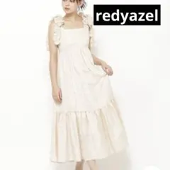 redyazel キャミワンピース リボンショルダージャガードワンピース S