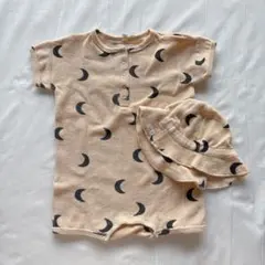 organic zoo ロンパース サンハット 2点セット 6-12m