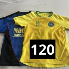 サッカーTシャツ120 2枚セットのサムネイル