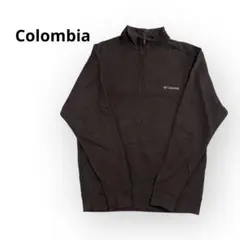 【Colombia】コロンビア ハーフジップスウェット 海外古着 ブラウン 美品