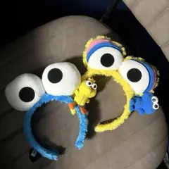 【美品.⋆⟡】ユニバ カチューシャ セサミストリート 2個セット