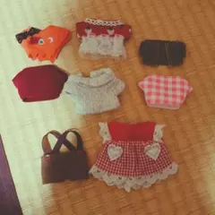 本日処分予定　12センチぬいぐるみ ミニチュア服 8点セット　ぬい服