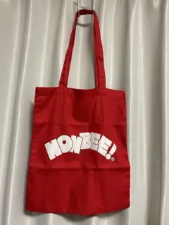 NONBEE! ロゴ トートバッグ レッド