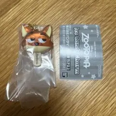 ズートピア　アイスキャンディーチャーム　ニック　ガチャ　ディズニー