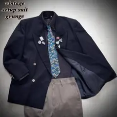 希少 Vintage dior ダブル スーツ 5点セット コーデ済み ピンズ