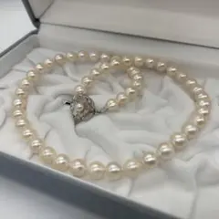 【シルバー刻印】 あこや アコヤ パール pearl ネックレス シルバー金具