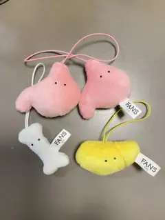 内臓　ぬいぐるみキーホルダー 4点セット