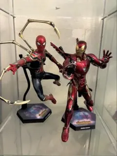 スパイダーマン　アイアンマン フィギュア　インフィニティーウォー