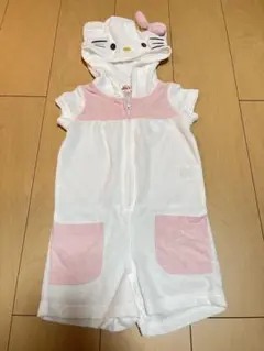 ⭐︎ハローキティ100サイズ　なりきりコンビネゾン　着ぐるみ　パジャマ