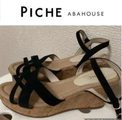 PICHE☆アバハウス ウェッジソール 24cm 黒色のサムネイル