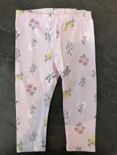 H&M 花柄レギンス 12M/80サイズ