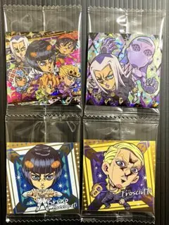 ジョジョの奇妙な冒険シールウエハースJO5-31 JJR 護衛チーム+ SR+R