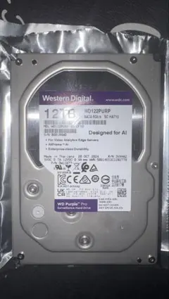 HDD WD Purple 12TB ジャンク品