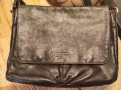 COACH ショルダーバッグ レザー ブラック