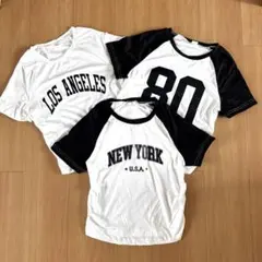 未使用❣️SHEIN★半袖Tシャツ３枚セット★140〜150のサムネイル