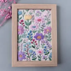 刺繍フレーム【No93】 花畑　15