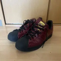 魁*蘭様 adidas スニーカー SUPER STAR 赤 きゃりーぱみゅぱみ - メルカリ