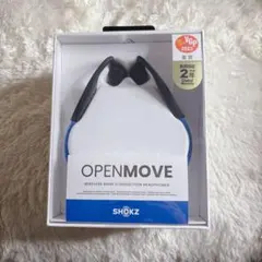 SHOKZ OPENMOVEワイヤレスヘッドホン骨伝導イヤホン ブルーS661