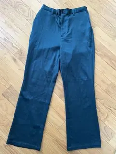 WEGOセミフレアパンツダークグリーンサイズM