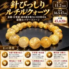 針びっしりルチル　ブレスレット③