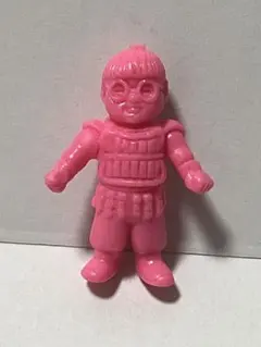 昭和レトロ　メガネの男の子　ピンク　消しゴム　無版権