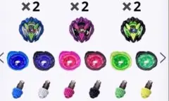 ベイブレードX カラーチョイスブースター ドランバスター1-60A 18種セット ベイブレードX カラーチョイスブースター ドランバスター1-60A 18点 ×3