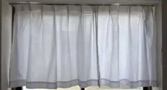 コーナン　ホワイト　レースカーテン　100×97 ２枚組