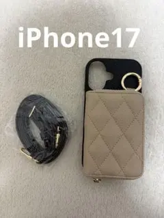 iPhone17 ショルダー付き　小銭入れ付き