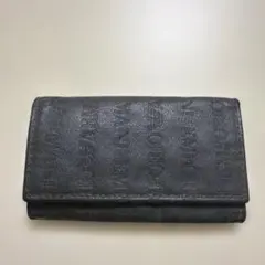 EMPORIO ARMANI ブラックレザーキーケース　ジャンク品のサムネイル