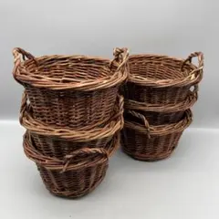 お値下げ不可【バラ売り不可】フランス ローヌ地方 アルデシュ県 手しごと かご お値下げ不可【バラ売り不可】フランス ローヌ地方 アルデシュ県 手