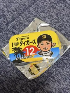 阪神タイガース 坂本誠志郎 ガラコロ サマーデザイン 缶バッジ